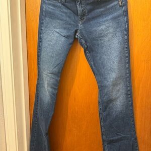 Silver Jeans Women's Flare in Deep Blue